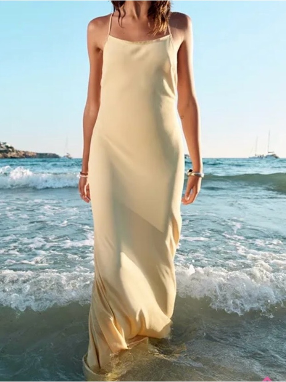 Dua Lipa Butter Crepe Dress by Mia  Regan - NWT, size L